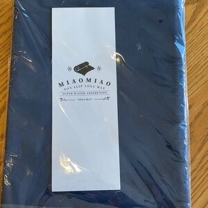 NWT Yoga Mat Miaomiao Non-Slip in Navy Blue 🌺